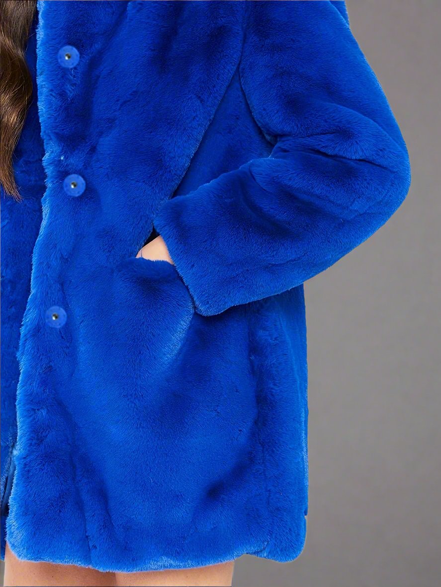 Signature Faux Fur Coat