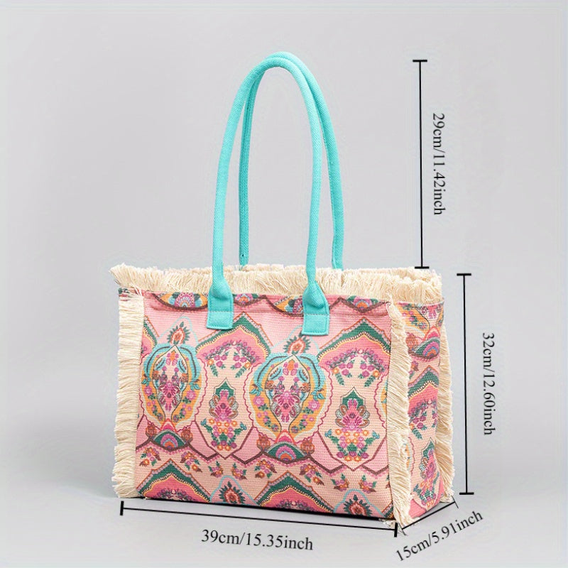 Add a splash of color to your beach outings with our Boho Vibrant Shores collection of Latin American beach bags. Handcrafted and stylish!